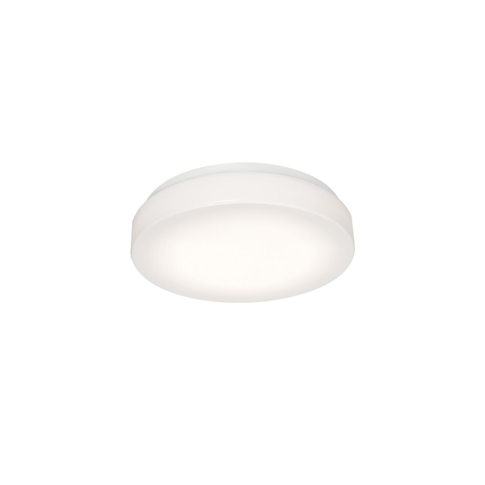 Cirrus 14&#39;&#39; LED Flush, 120-277V, 34W, 5 CCT, WH, BB