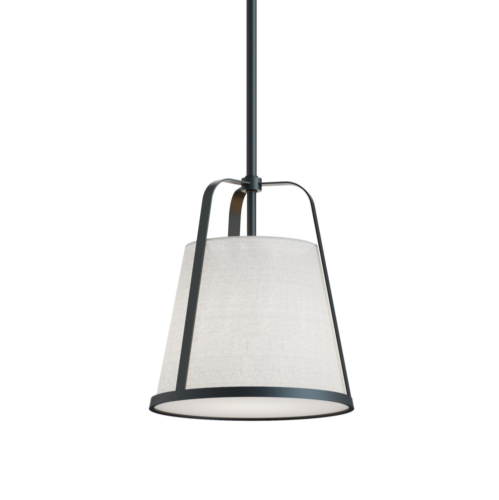 Lizzette 10&#39;&#39; Med Base Pendant, 120V, BK