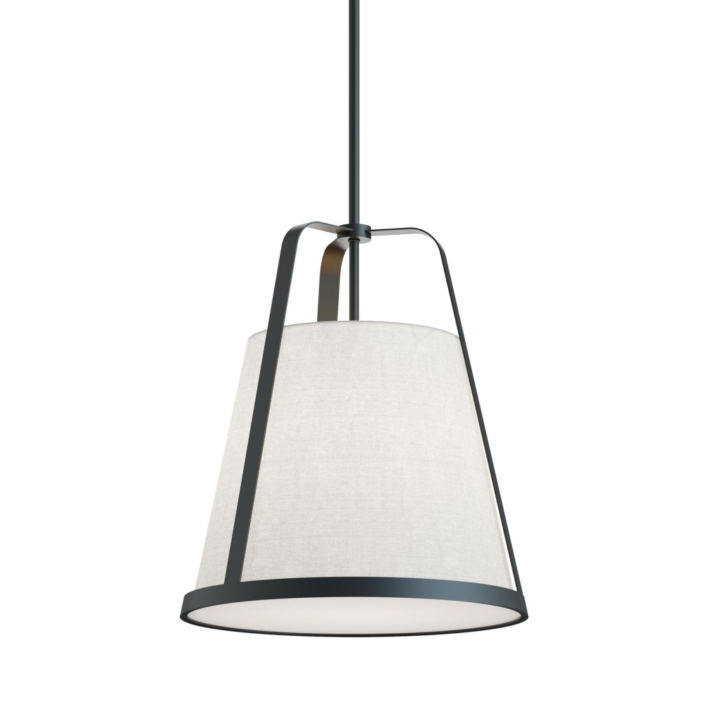 Lizzette 18&#39;&#39; Med Base Pendant, 120V, BK