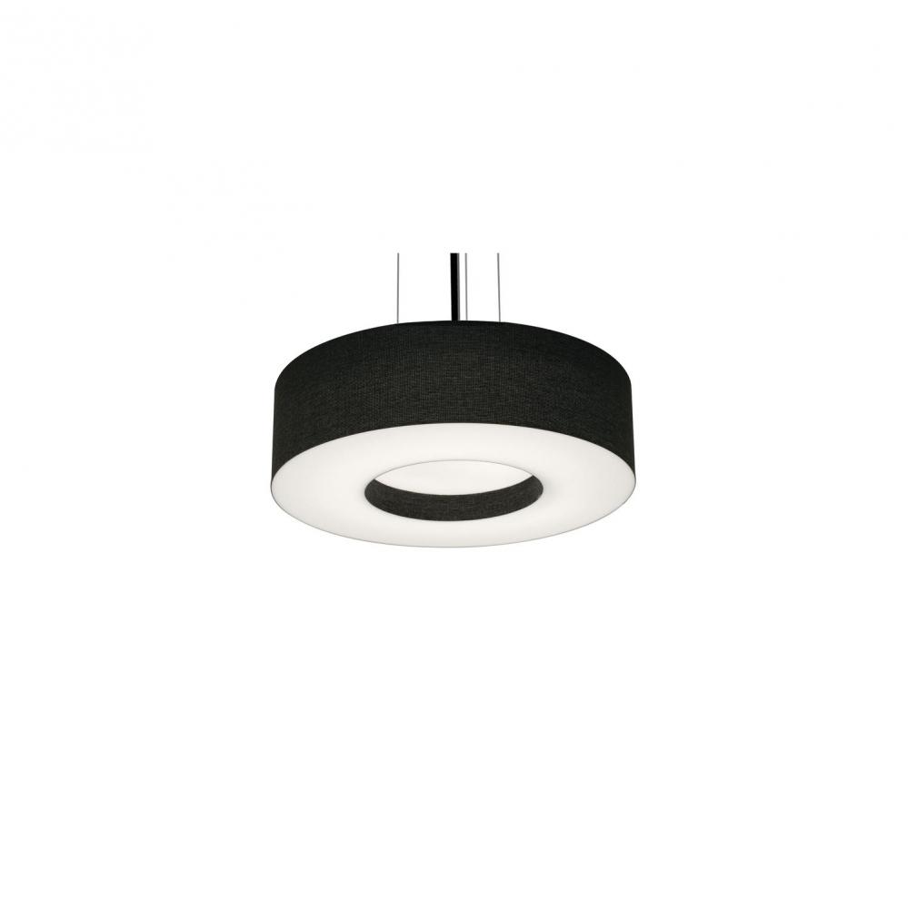 Montclair 12&#39;&#39; Med Base Pendant - BK w/ BK