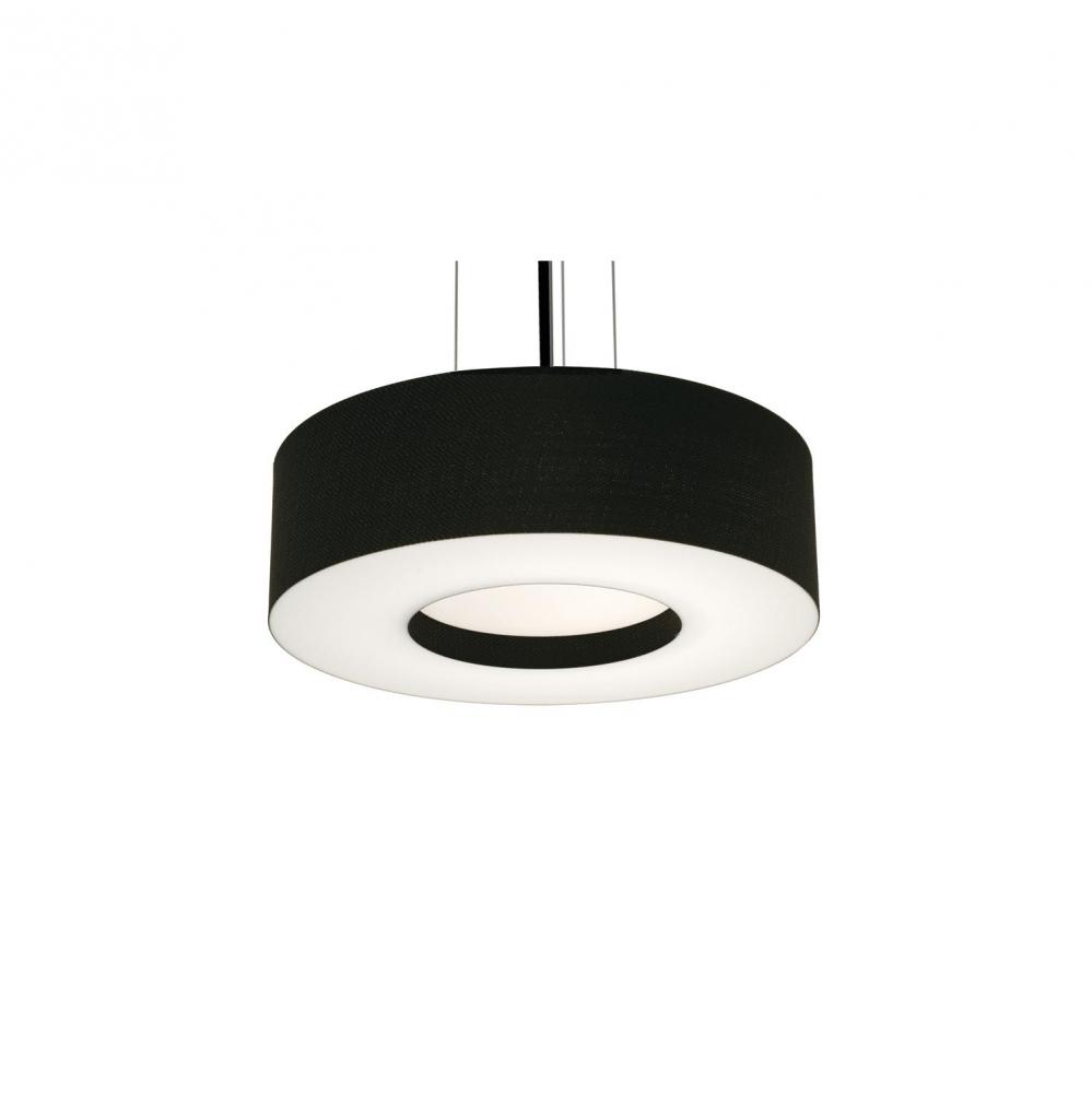 Montclair 15&#39;&#39; Med Base Pendant - BK w/ BK