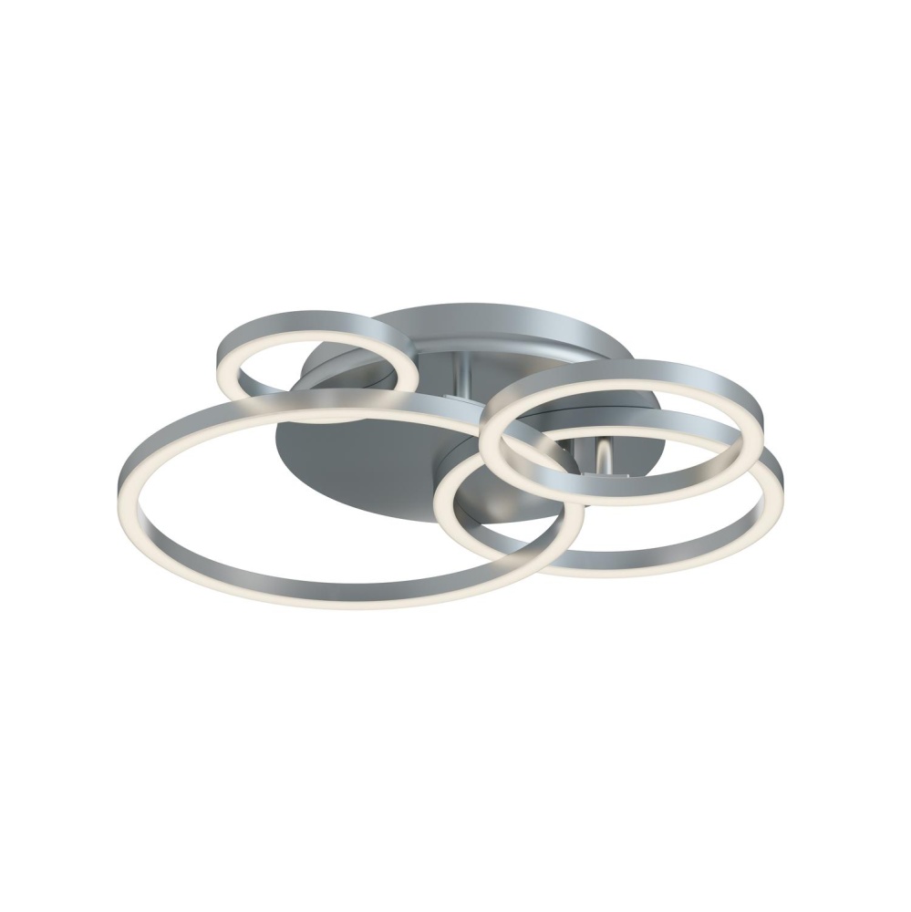 Orbit 18&#39;&#39; LED Semi Flush Mount, 120V, 38W, 5 CCT, SN