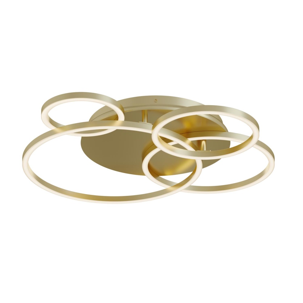 Orbit 24&#39;&#39; LED Semi Flush Mount, 120V, 57W, 5 CCT, LB