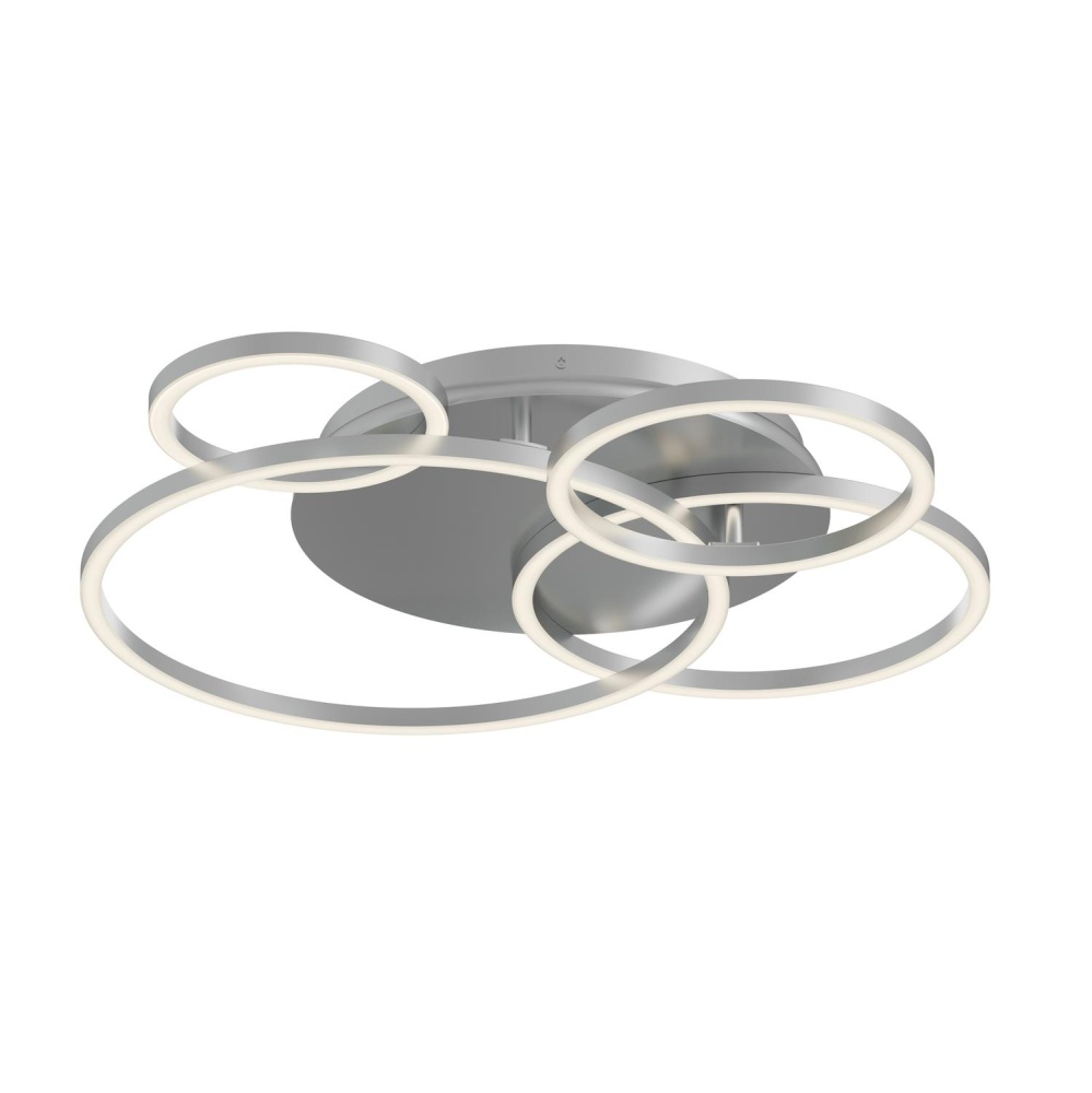 Orbit 24&#39;&#39; LED Semi Flush Mount, 120V, 57W, 5 CCT, SN