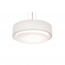 AFX Lighting, Inc. SAP1824MBSN-LW - Sanibel 18'' Med Base Pendant - SN and LW