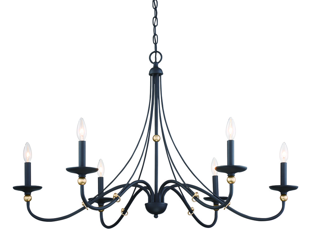 Westchester County - 6 Light - 40&#34; Chandelier
