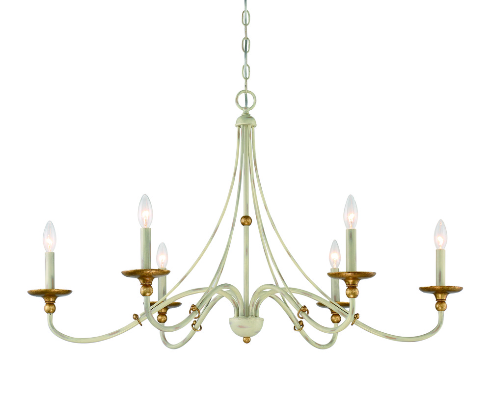 Westchester County - 6 Light - 40&#34; Chandelier