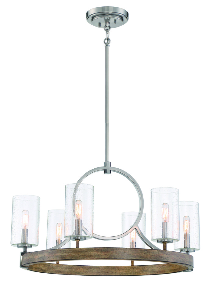 Country Estates - 6 Light, 60W Candelabra Base