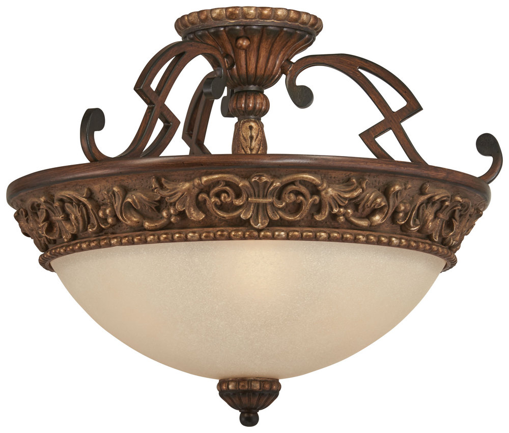 3 Light Semi Flush Mount