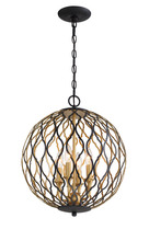 Minka-Lavery 2404-680 - GILDED GLAM - 4 LIGHT PENDANT