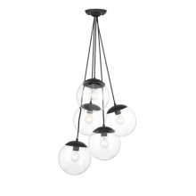 Minka-Lavery 2745-66A - AURESA- 5 LIGHT, PENDANT FIXTURE IN METAL