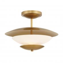 Minka-Lavery 3943-732 - Solara 18.25" 3-Light Semi Flush