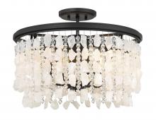 Minka-Lavery 6703-66 - SHIMMERING ELEGANCE - 4 LIGHT SEMI FLUSH