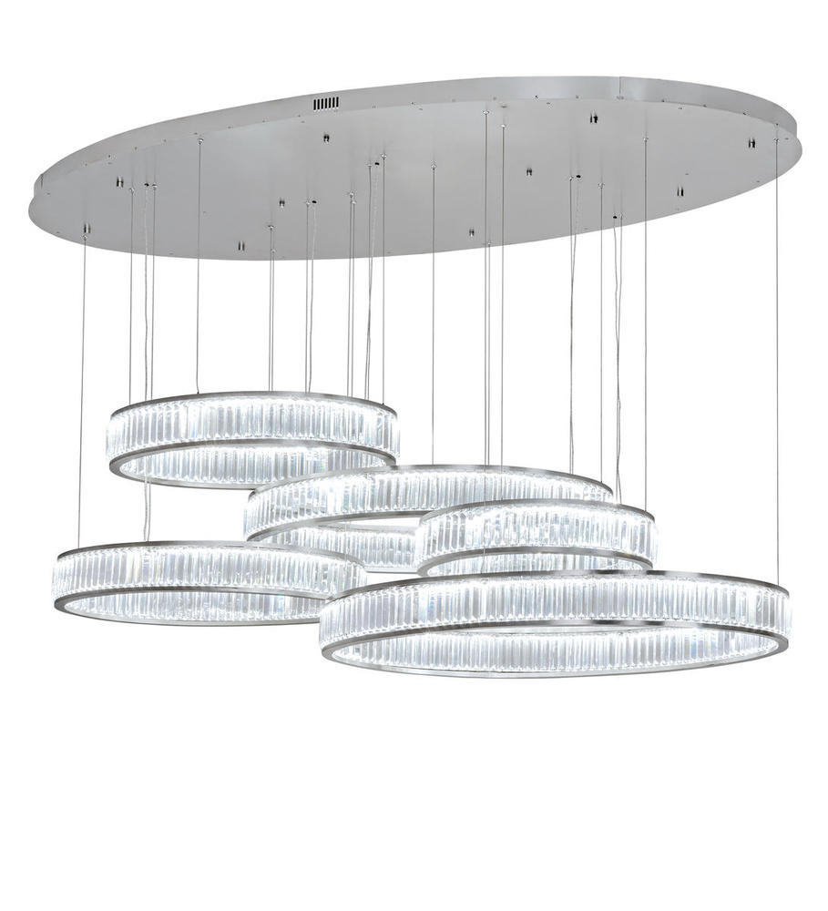 86&#34; Long Beckam 5 Light Cascading Pendant