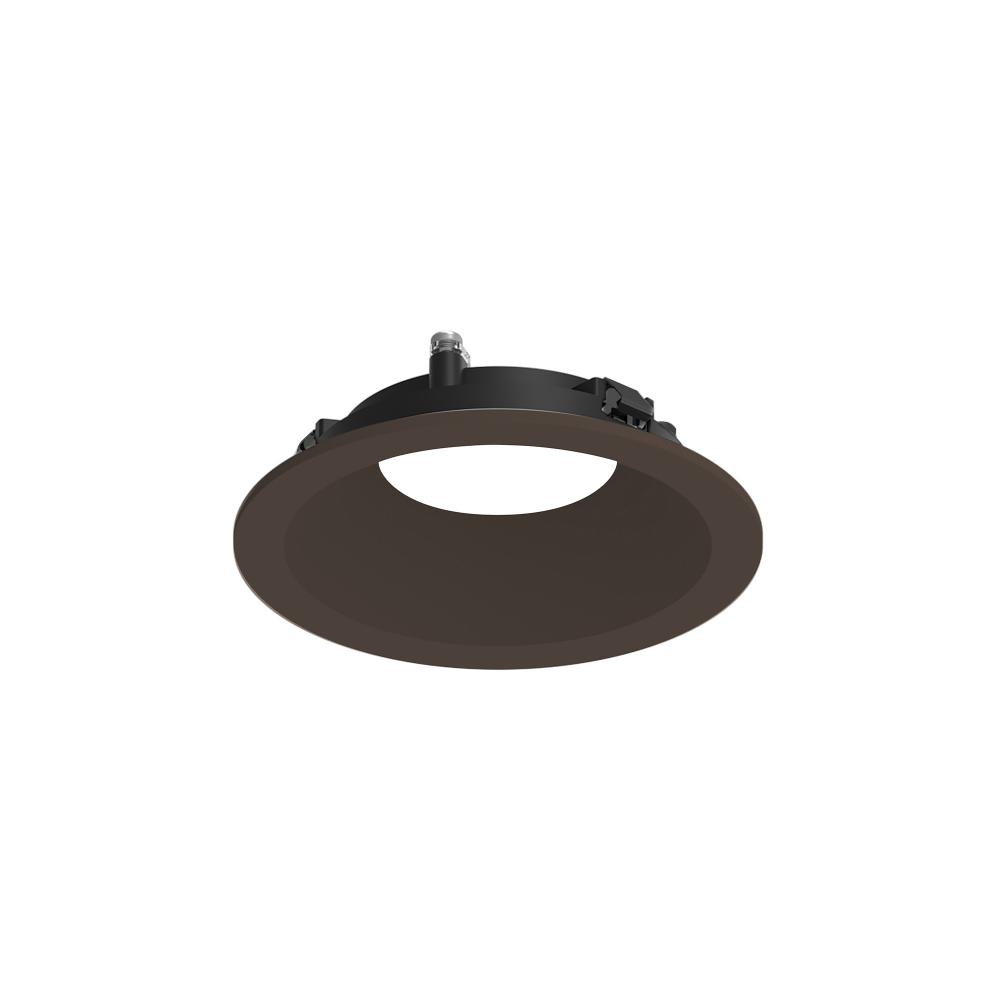 3&#34; Apollo Round Flanged Downlight Trim, Bronze Finish
