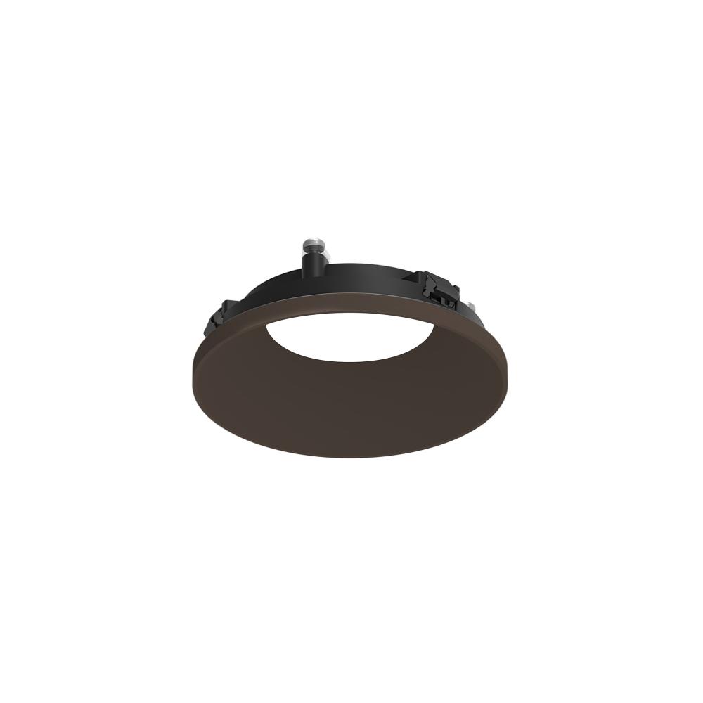 3&#34; Apollo Round Flangeless Downlight Trim, Bronze Finish