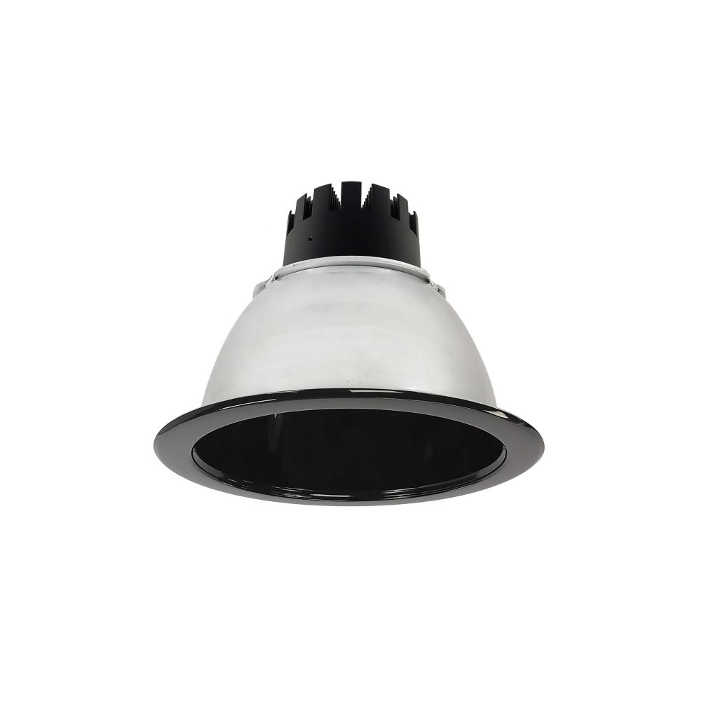 6&#34; Sapphire III Round Open Reflector, 1500lm, 3000K, Flood Optic, Black Reflector/Black Flange