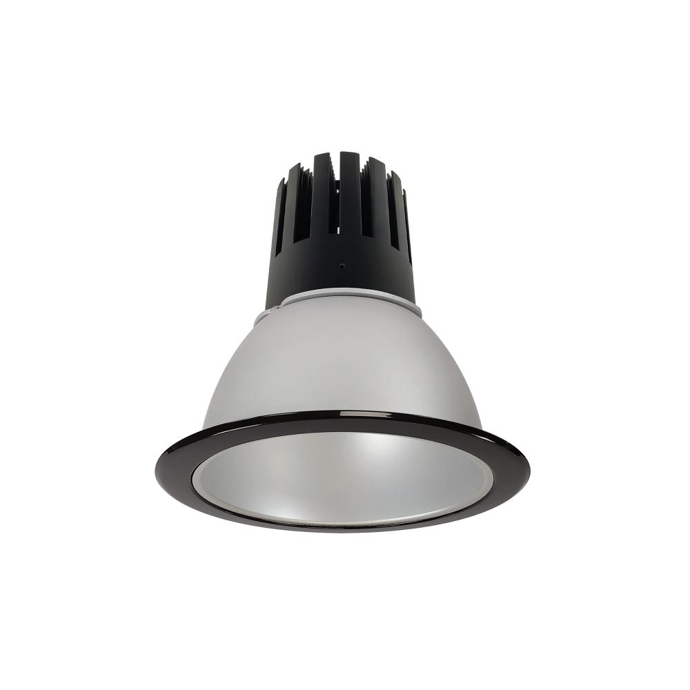 6&#34; Sapphire III Round Open Reflector, 2500lm, 3000K, Flood Optic, Haze Reflector/Black Flange