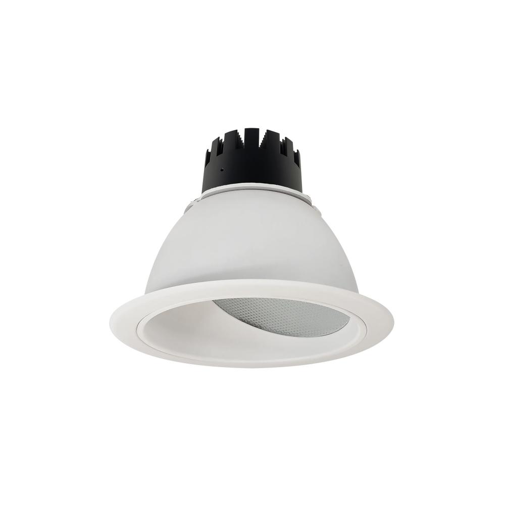 6&#34; Sapphire III Round Wall Wash Reflector, 1500lm, 4000K, Flood Optic, Matte Powder White