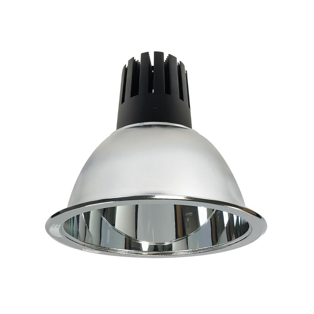 8&#34; Sapphire III Round Open Reflector, 2500lm, 4000K, Flood Optic, Clear Reflector/Clear Flange