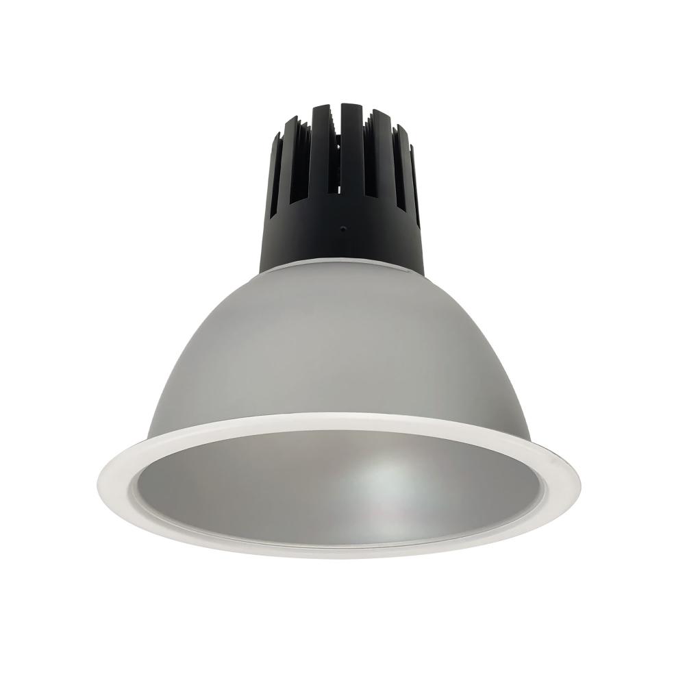 8&#34; Sapphire III Round Open Reflector, 2500lm, 3000K, Flood Optic, Haze Reflector/Matte Powder