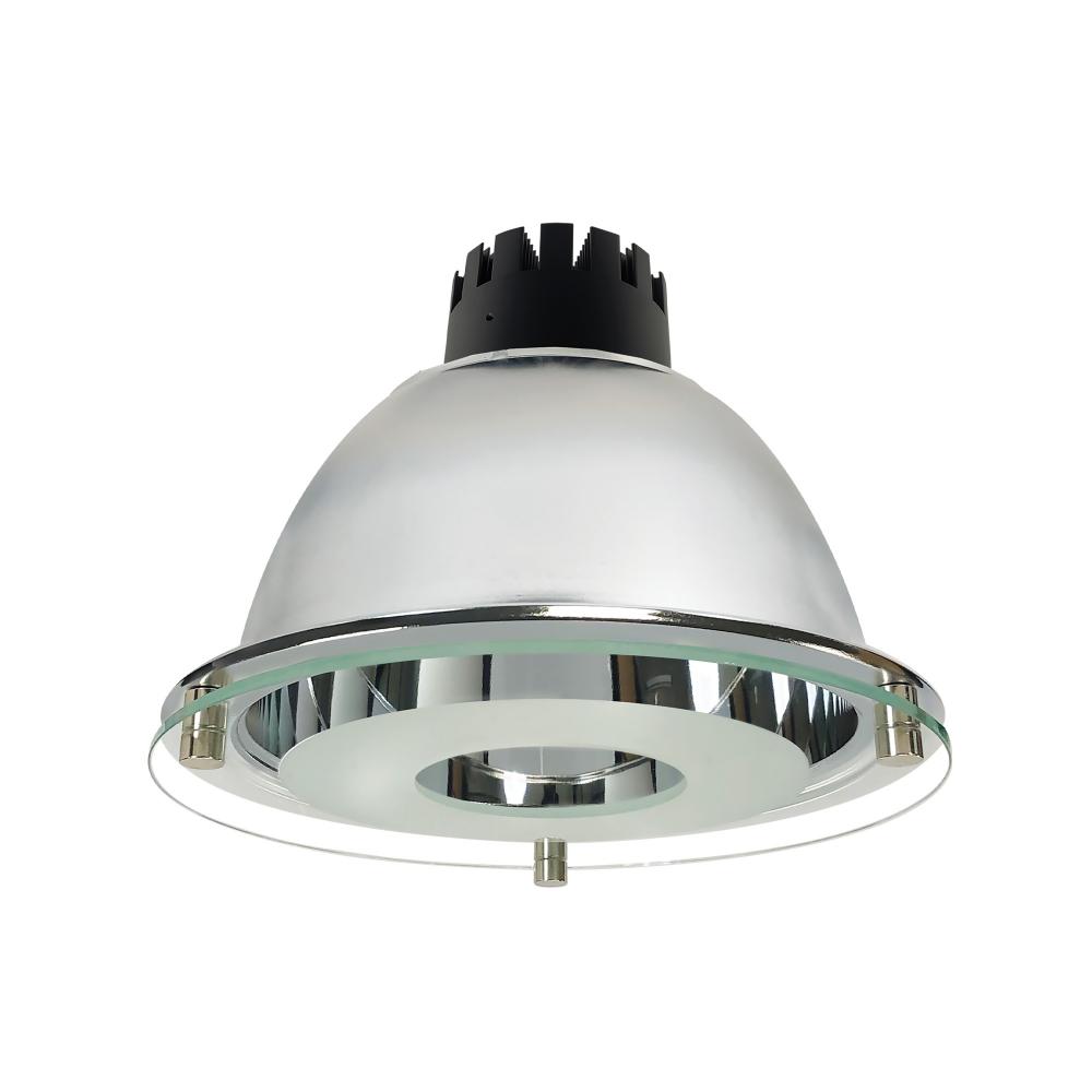 8&#34; Sapphire III Round Deco Glass Reflector, 1500lm, 3500K, Spot Optic, Clear Reflector/Clear