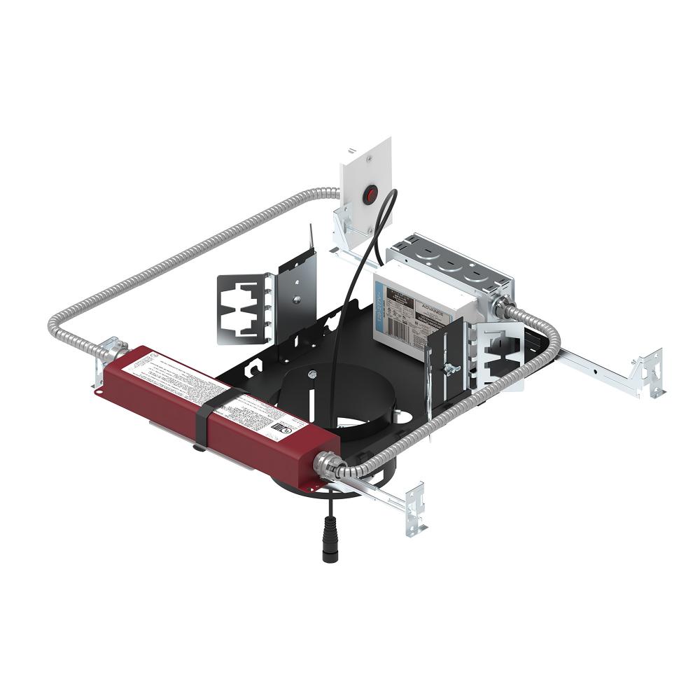 4&#34; Sapphire III Non-IC New Construction Housing w/ Remote Test Switch EM Driver, 18W / 1500lm,