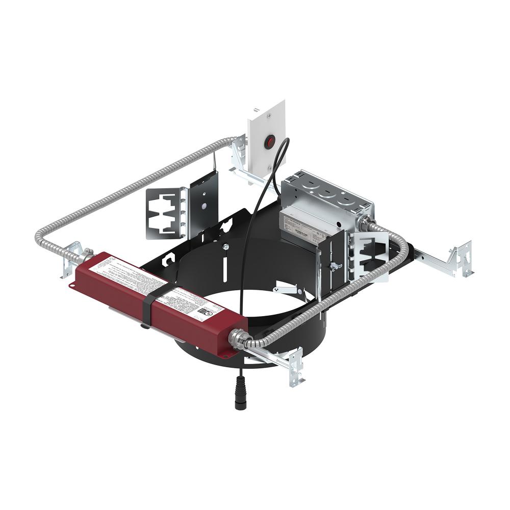 8&#34; Sapphire III Non-IC New Construction Housing w/ Remote Test Switch EM Driver, 11W / 900lm,