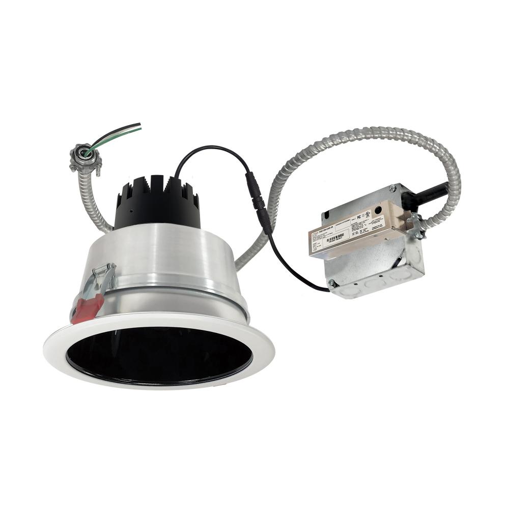 6&#34; Sapphire III Retrofit, Black Reflector/Matte Powder White Flange, 120V; Phase Dimming, 900lm