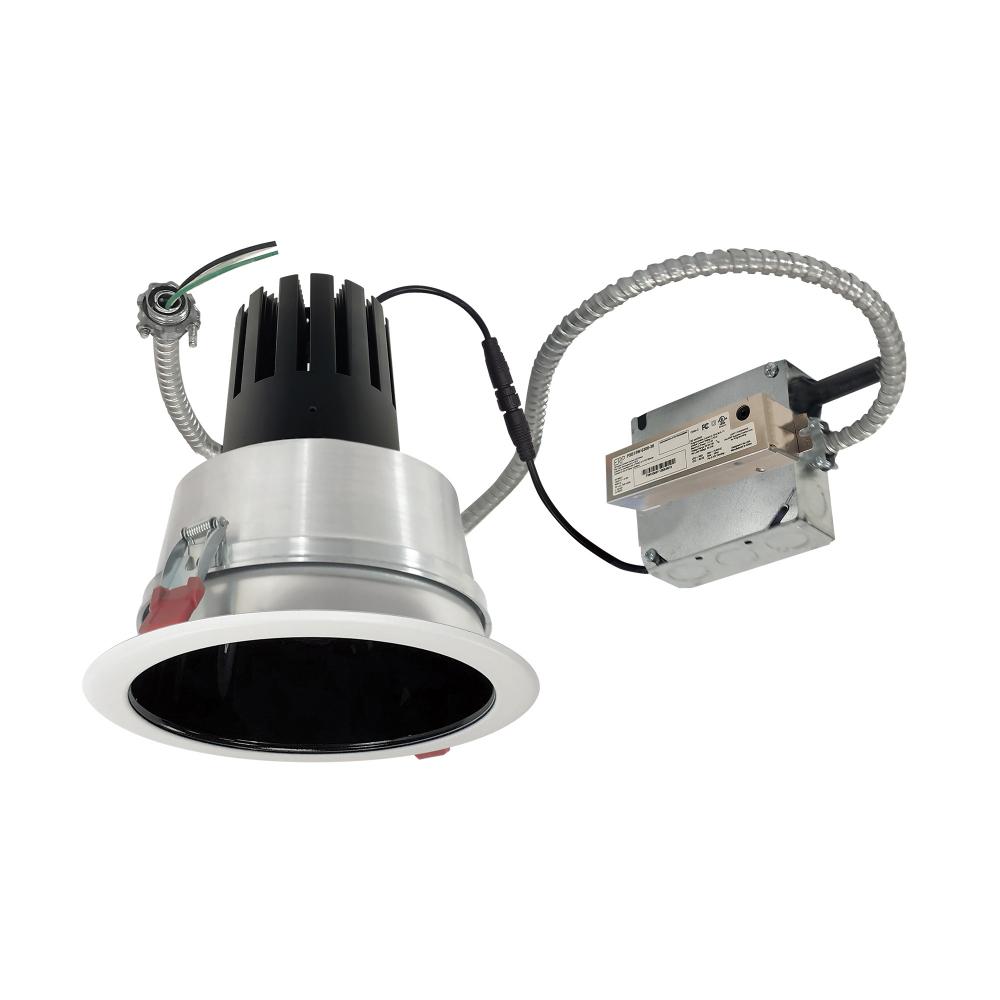 6&#34; Sapphire III Retrofit, Black Reflector/Matte Powder White Flange, 120V; Phase Dimming, 2500lm