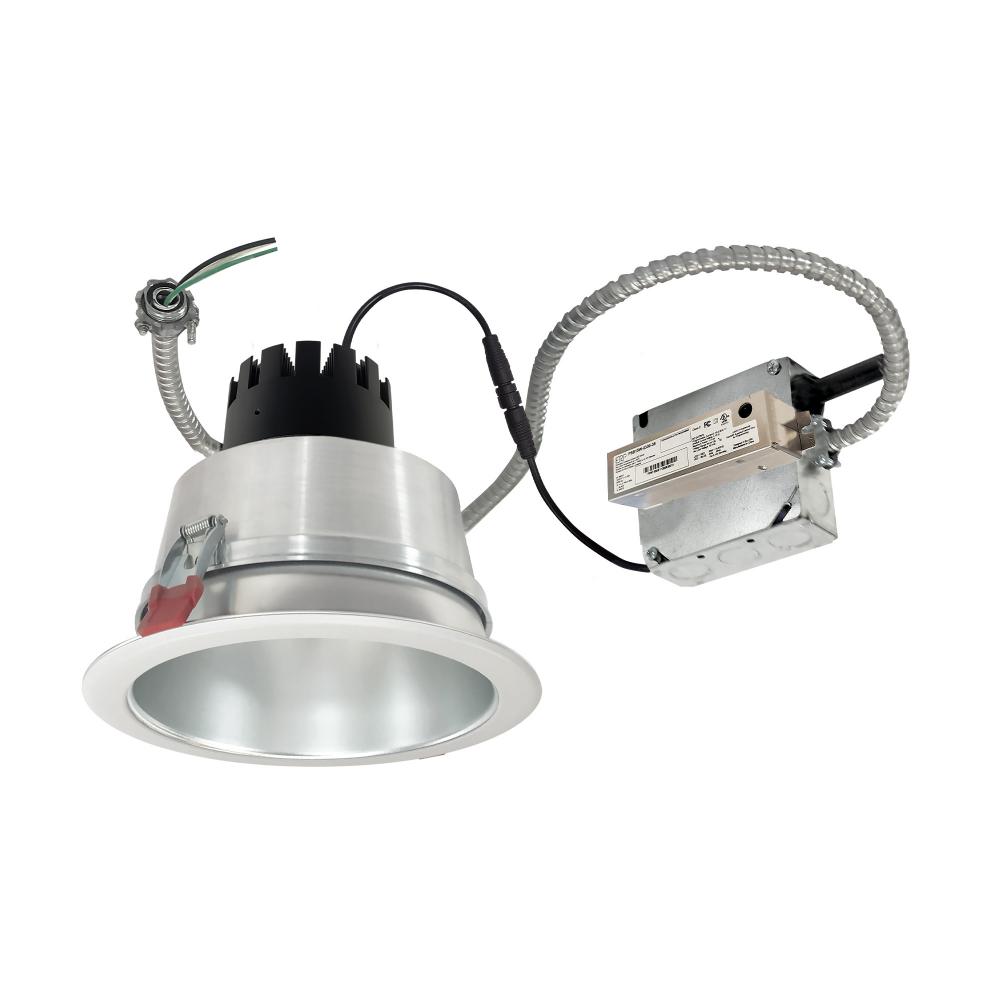 6&#34; Sapphire III Retrofit, Diffused Clear Reflector/Matte Powder White Flange, 120V; Phase