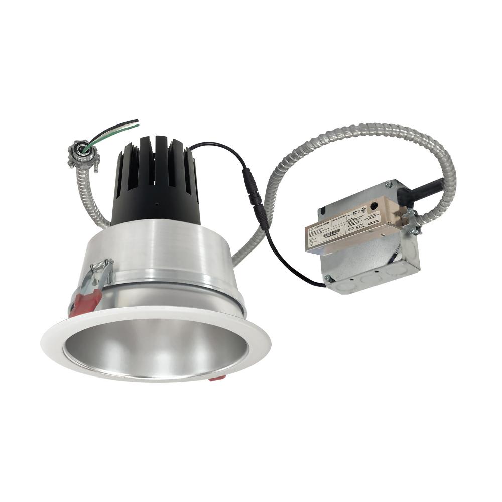 6&#34; Sapphire III Retrofit, Haze Reflector/Matte Powder White Flange, 120V; Phase Dimming, 3500lm