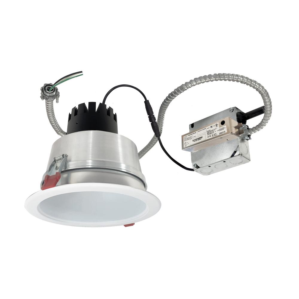 6&#34; Sapphire III Retrofit, Matte Powder White Reflector/Matte Powder White Flange, 120V; Phase