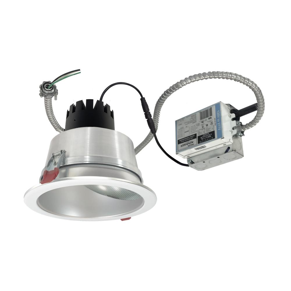 6&#34; Sapphire III Retrofit, Haze Wall Wash Reflector/Matte Powder White Flange, 120-277V; 0-10V