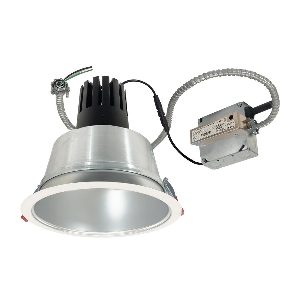 8&#34; Sapphire III Retrofit, Haze Reflector/Matte Powder White Flange, 120V; Phase Dimming, 2500lm