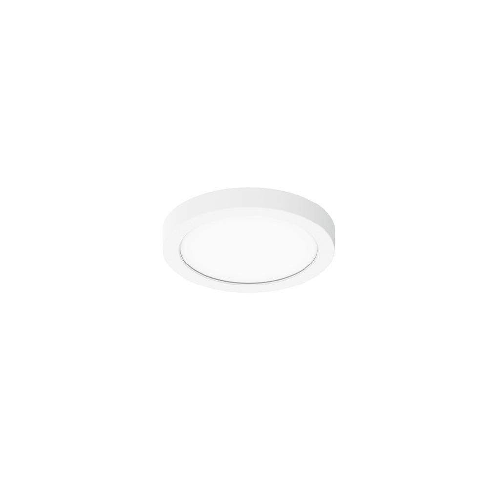 4&#34; ELO LED Surface Mount Luminaire with Selectable CCT, 850lm / 12W, Matte Powder White Finish