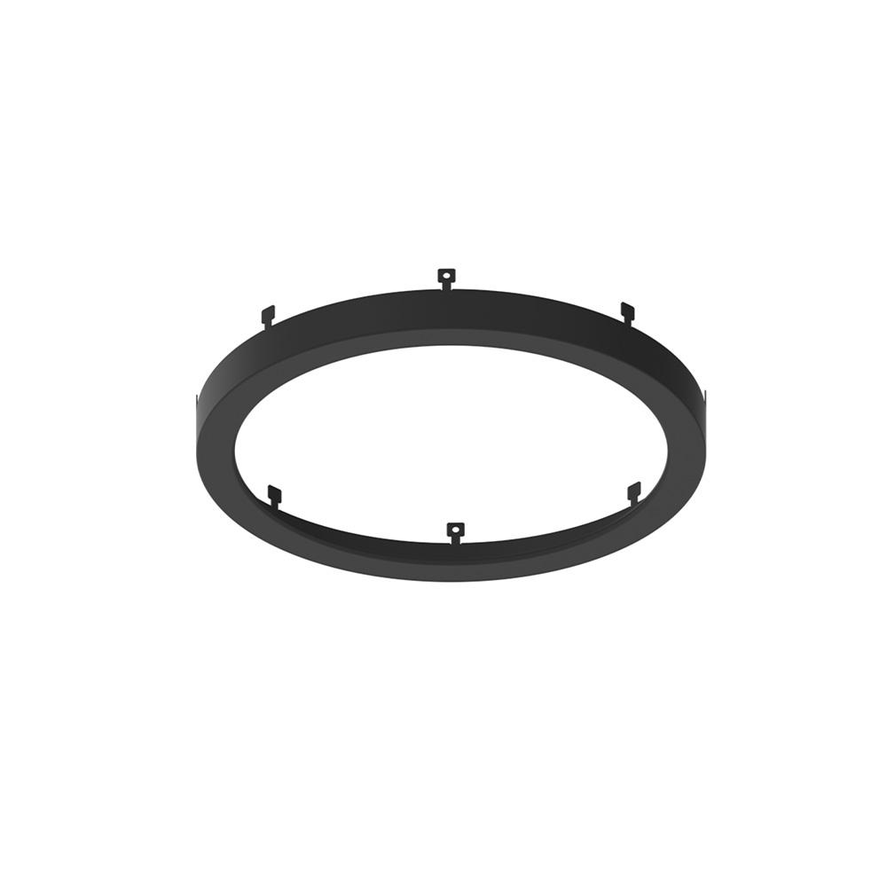 8&#34; Decorative Metal Ring for NELO-8RTWMPW, Black Finish