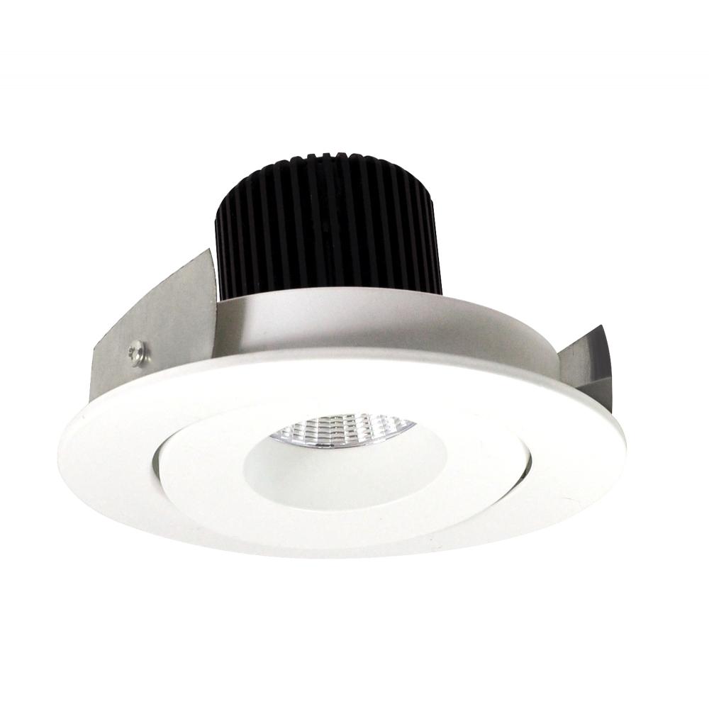 4&#34; Iolite LED Round Adjustable Gimbal, 1000lm / 14W, 2700K, Matte Powder White Finish