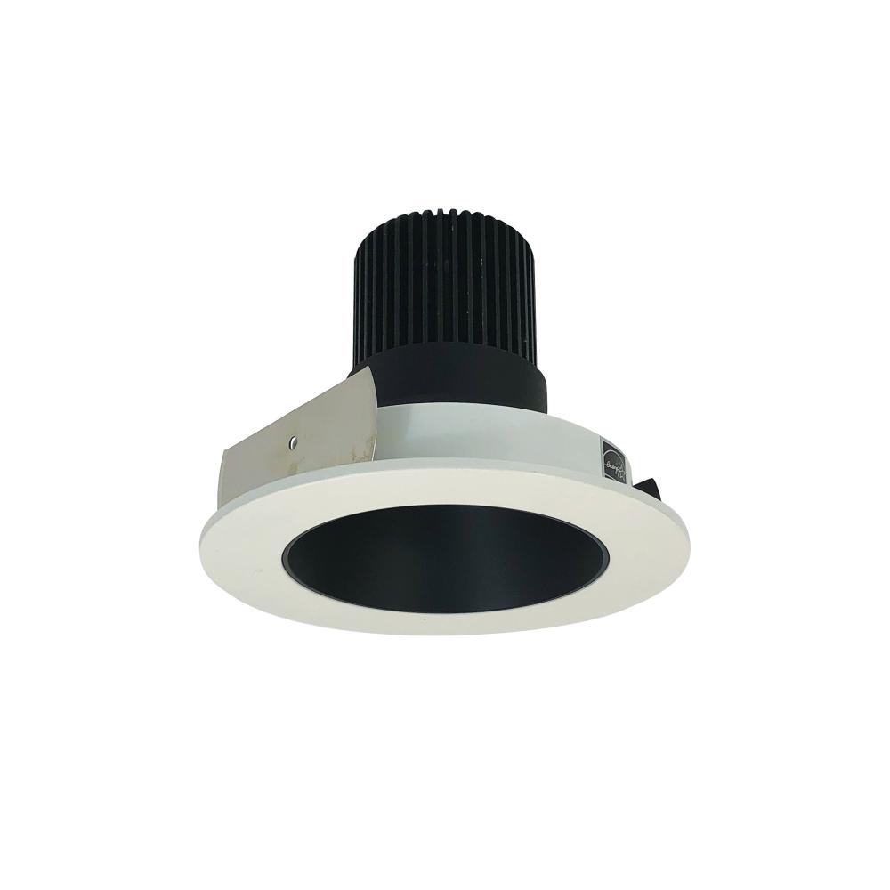 4&#34; Iolite LED Round Reflector, 800lm / 14W, 5000K, Black Reflector / White Flange