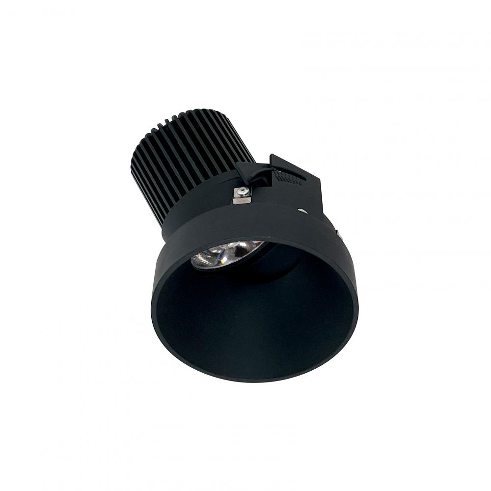 4&#34; Iolite LED Round Trimless Adjustable Slot, 10-Degree Optic, 850lm / 12W, 3500K, Black Finish