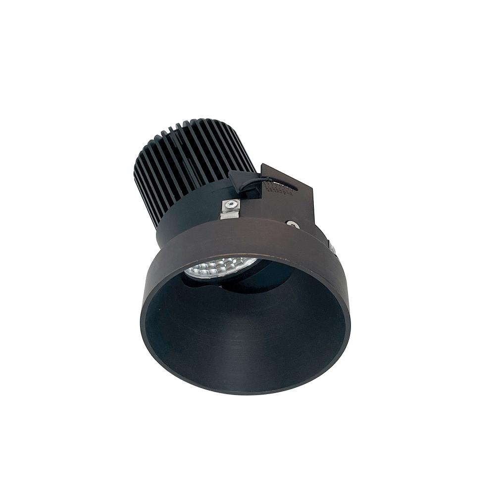 4" Iolite LED Round Trimless Adjustable Slot, 800lm / 14W, Comfort Dim, Bronze Finish