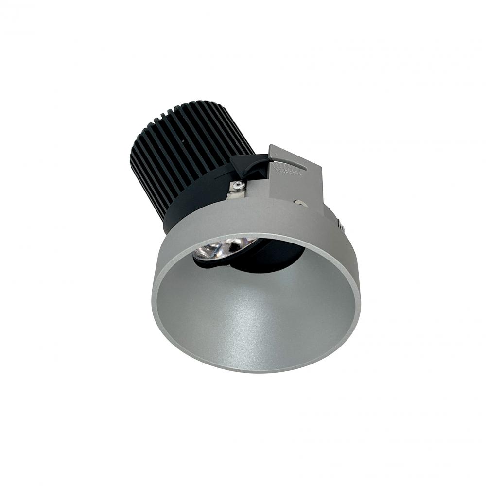 4" Iolite LED Round Trimless Adjustable Slot, 10-Degree Optic, 850lm / 12W, 3000K, Haze Finish