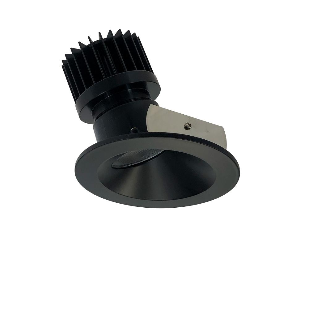 4&#34; Iolite LED Round Wall Wash, 1500lm/2000lm (varies by housing), Comfort Dim, Black Reflector /