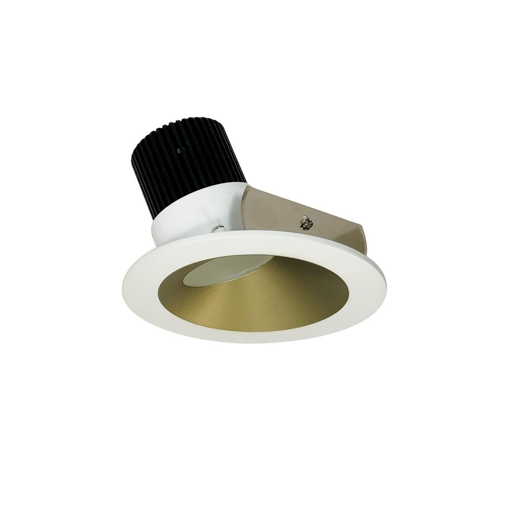 4&#34; Iolite LED Round Wall Wash, 1000lm / 14W, 4000K, Champagne Haze Reflector / Matte Powder