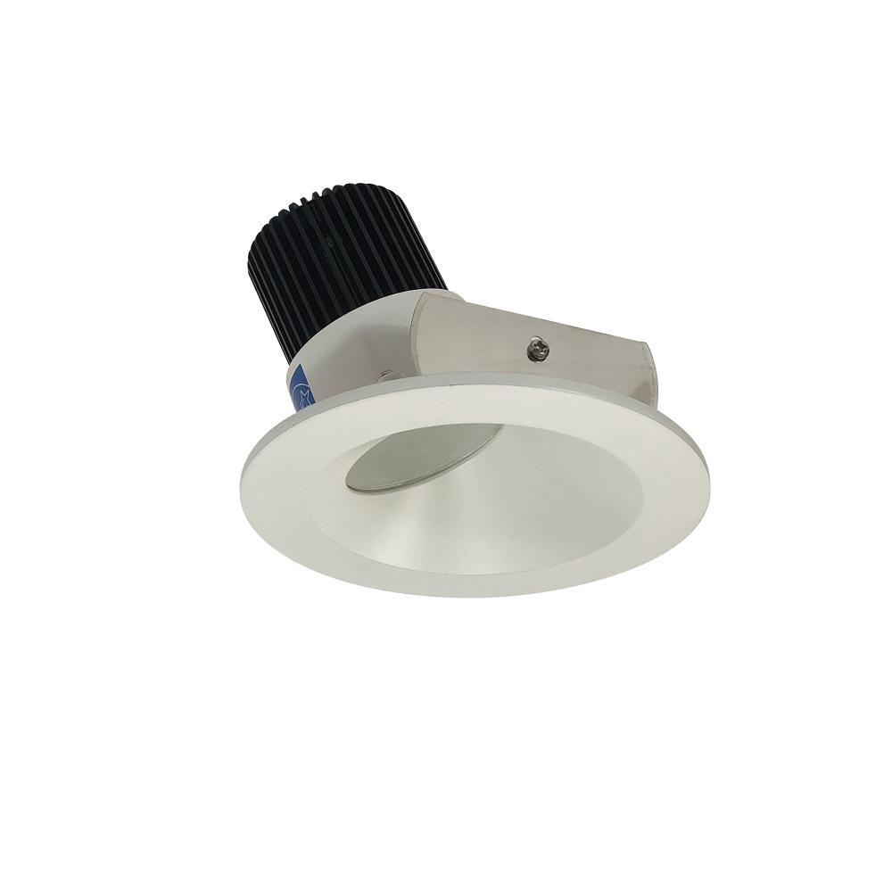 4&#34; Iolite LED Round Wall Wash, 1000lm / 14W, 4000K, Matte Powder White Reflector / Matte Powder