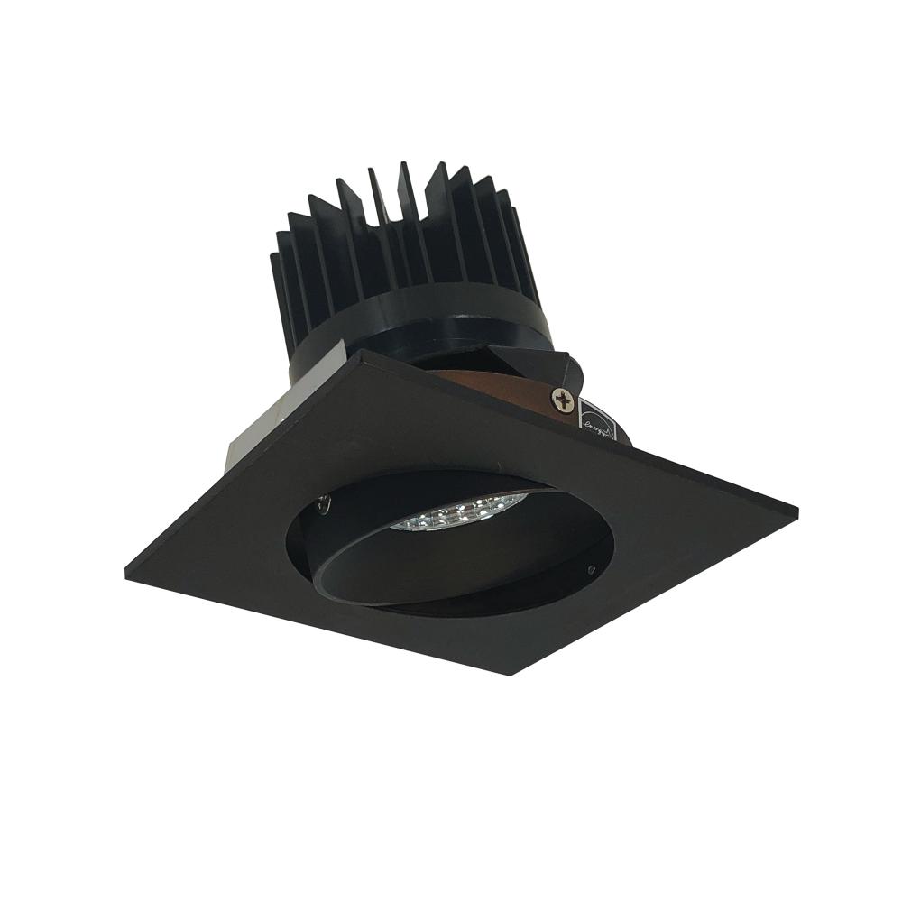 4" Iolite LED Square Adjustable Cone Reflector, 800lm / 14W, Comfort Dim, Specular Clear