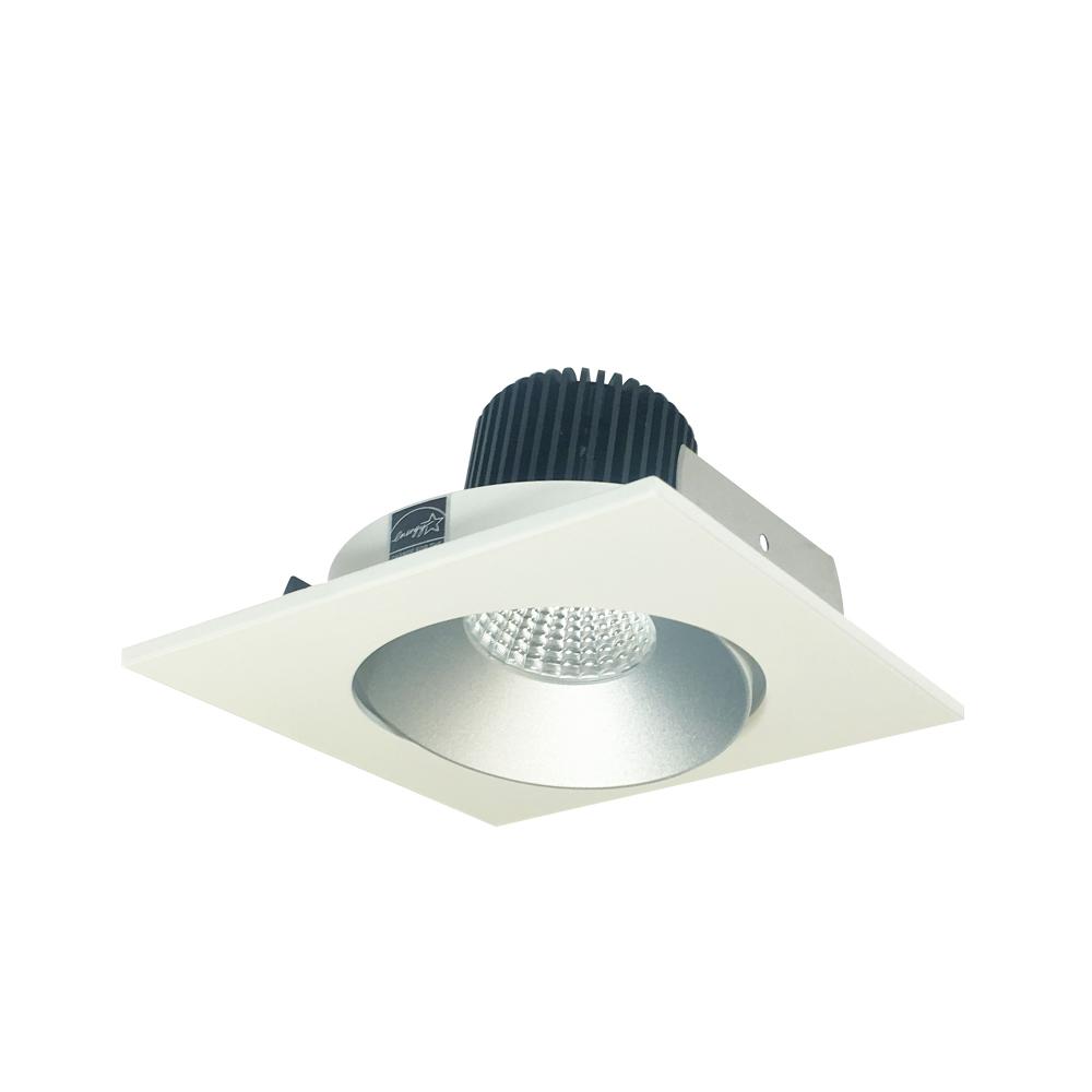 4" Iolite LED Square Adjustable Cone Reflector, 1000lm / 14W, 5000K, Haze Reflector / White