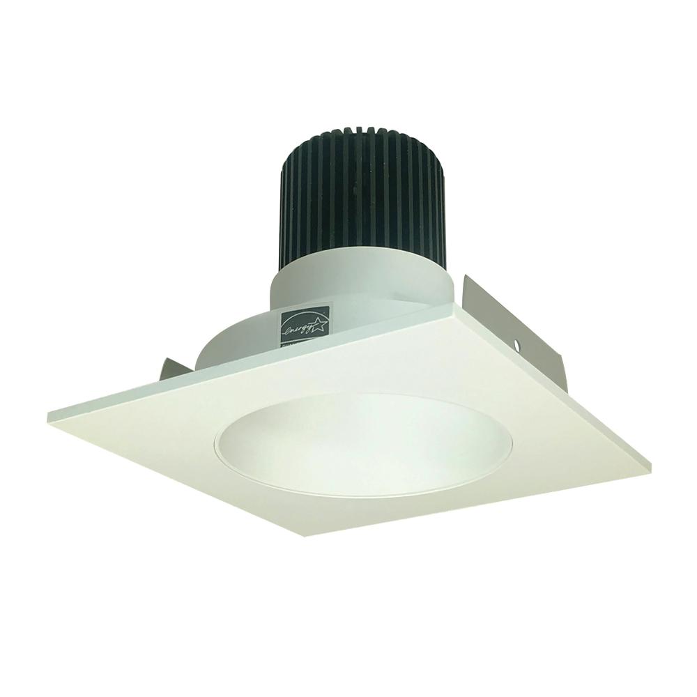 4&#34; Iolite LED Square Reflector with Round Aperture, 10-Degree Optic, 850lm / 12W, 4000K, White