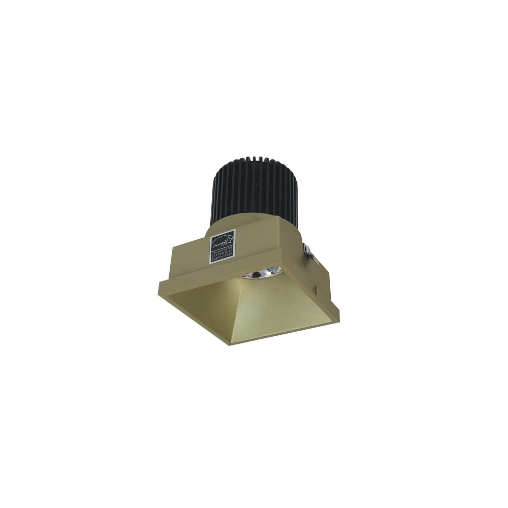 4&#34; Iolite LED Square Trimless Downlight, 10-Degree Optic, 850lm / 12W, 3000K, Champagne Haze