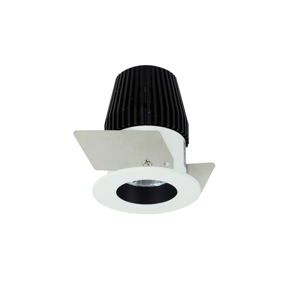 1&#34; Iolite LED BWF Round Reflector, 600lm, 3000K, Black Reflector / White Flange